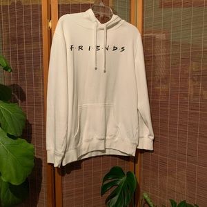 Medium Friends white hoodie